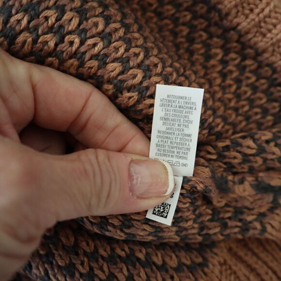 Aerie 078-0745-47539 Women's Sz XS Leopard Print Oversized Crew Neck Sweater - Picture 6 of 7